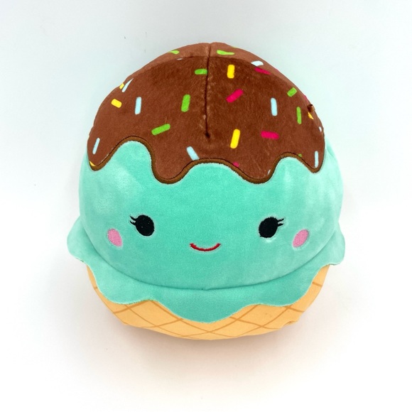 Squishmallow 9” Plush Ice Cream Scoop Mint - Picture 1 of 9